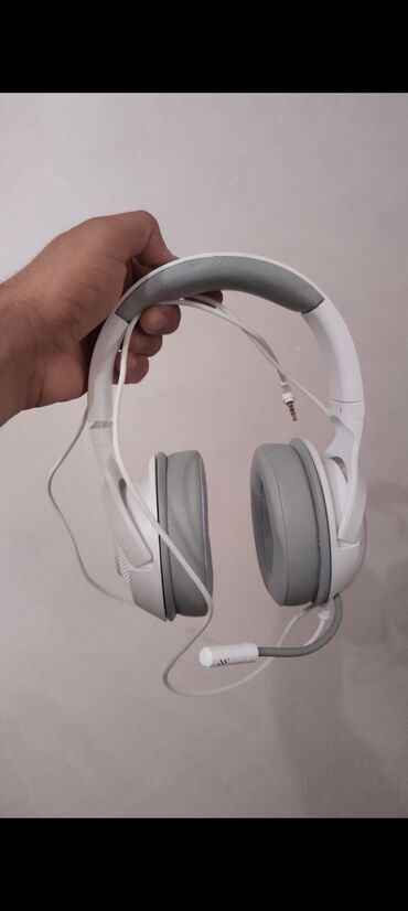 Mikrofonlar: İşlənmiş Simli Qulaqcıqlar, Razer, rəng - Ağ