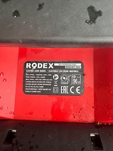 Газонокосилки: Газонокосилка, Новый, Электрическая, Rodex — 8