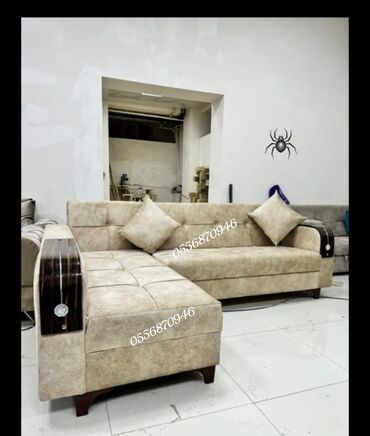 Sifarişlə divanlar: Künc divan, Qonaq otağı üçün, Parça, Bazalı, Açılan, Kitab — 13