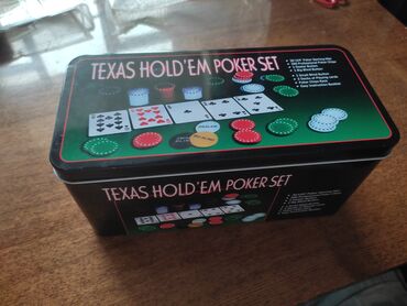 покер стол: Покерный набор на 200 фишек в металлическом боксе Комплектация: 200