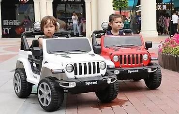 Sve za decu: Električni dečji džip – beli off-road model sa 2 sedišta - — 6