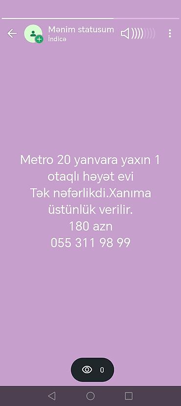 Uzunmüddətli kirayə evlər