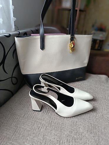 Kompleti: Elegantan ženski set – torba i platforme - Torba shopper oblika u — 5