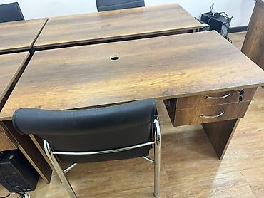 Ofis mebeli: Ofis üçün işçi masaları, stullar dəsti və şkaf Təkdə satılır və — 4