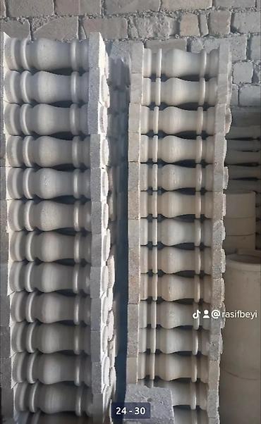 Məhəccər balyansları: Məhsul: Daş balyustrada və sütun elementləri Təsvir: - Təbii daşdan — 19