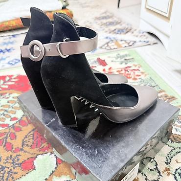 Туфли: Туфли CHANEL с ремешком на щиколотке - Модель: X-12 D017-D902 — 2
