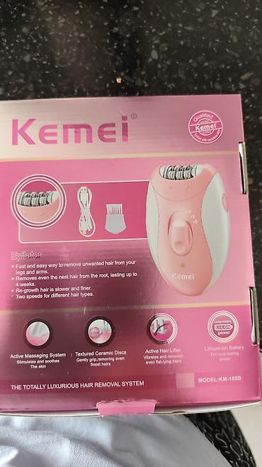 Эпилятор Kemei KM-189B - Система удаления волос с активным массажем at lalafo.kg Эпилятор Kemei KM-189B - Система удаления волос с активным массажем