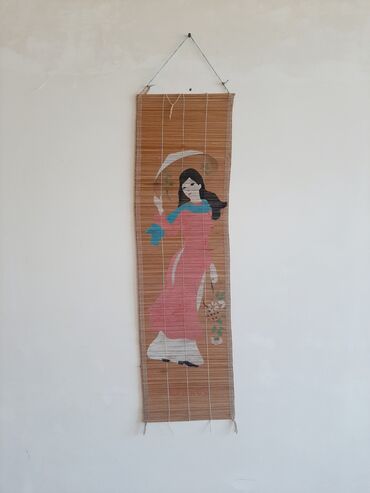 Şəkillər, tablolar: Yaponiyalı qız təsviri taxta kauçuk üzərində əks olunub .1.04 sm