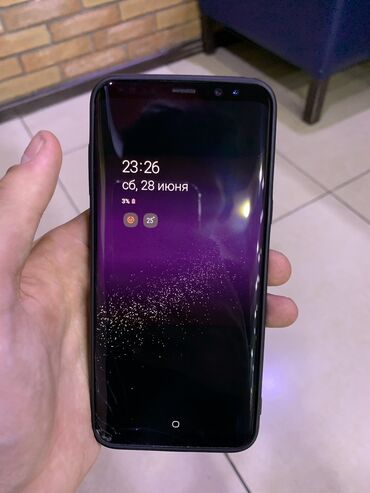 оперативная память 4 гб ddr3 1333: Samsung Galaxy S8 Plus, Колдонулган, 64 ГБ, түсү - Кара, 2 SIM