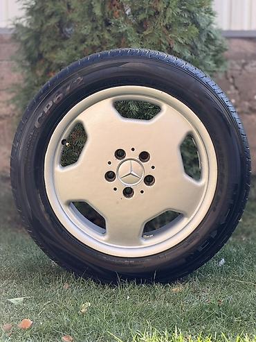 Шиналар жана дисктер: Дөңгөлөктөр монтажда 215 / 55 / R 17, Жай, Колдонулган, Комплект, Жеңил унаалар, Куйма, тешиктери - 5 — 3