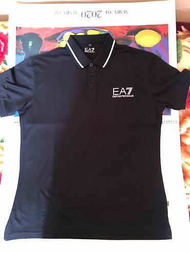 Kişi geyimləri: Polo köynək, Ea7, 2XL, rəng - Qara — 1