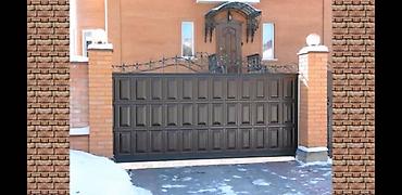 Откатные ворота: Автоматические ворота откатные распашные секционные гаражные роль с — 6