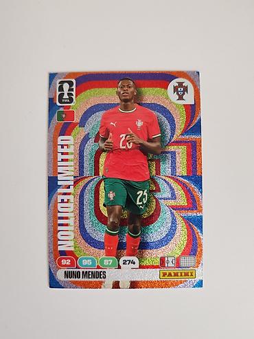 İncəsənət və kolleksiyalar: Panini Adrenalyn XL FIFA World Cup 2026 Nuno Mendes Limited Edition — 1