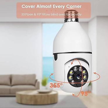 digital camera: Беспроводная Wi-Fi камера видеонаблюдения с лампочкой 360 градусов 2,4 — 4