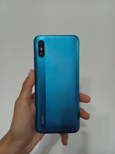 телефон redmi 13: Xiaomi, Redmi 9A, Б/у, 64 ГБ, цвет - Голубой