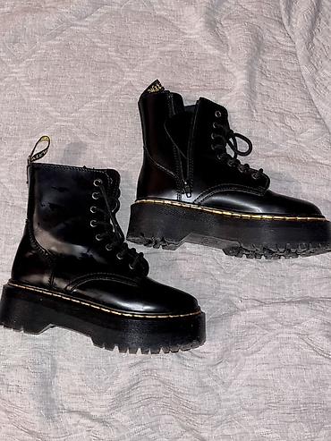 Ботинки и ботильоны: Ботинки, 38, Dr. Martens, Новый, цвет - Черный, Самовывоз, Платная доставка — 1
