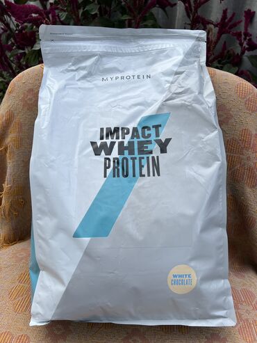 спорт зал бишкек: Протеин MyProtein 5кг. упаковка - 6000с. Вкус белый шоколад(есть 2шт.)