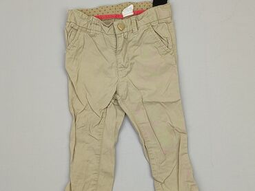 spodnie dla szczupłego chłopca: Niemowlęce spodnie materiałowe, 6-9 m, 68-74 cm, H&M, stan - Bardzo dobry