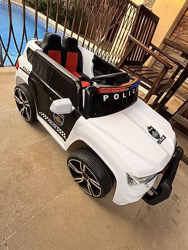 Uşaq dünyası: Uşaq üçün elektrikli polis maşını - Model: 2 yerlik uşaq elektro-kart — 2