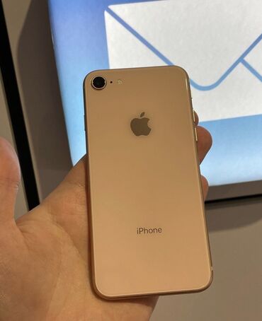 самсунг а21 с: IPhone 8, Б/у, 64 ГБ, Золотой, Чехол, 71 %