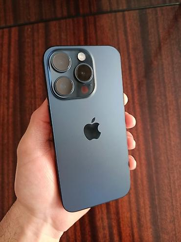 apple macbook: IPhone 15 Pro, 128 GB, Blue Titanium, Face ID, Simsiz şarj — 3