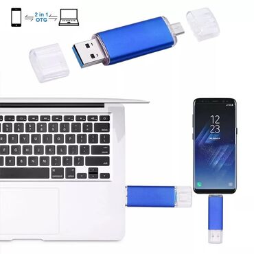 флешки usb kingstick: Флеш карта 128 gb. USB & Micro USB