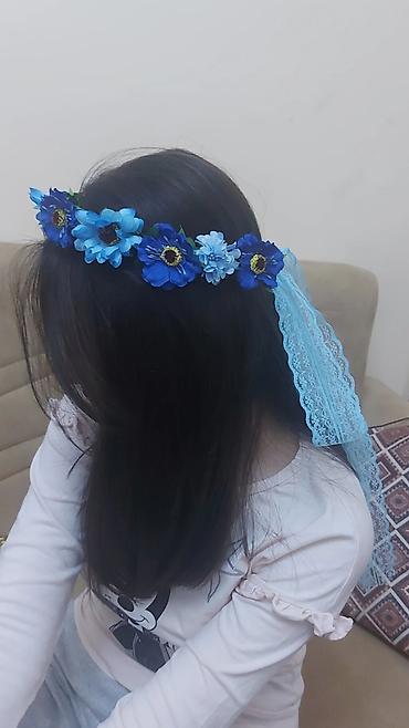 Бижутерия: Çiçək tacları – əl işi - Model: müxtəlif rəng və dizaynda süni — 3