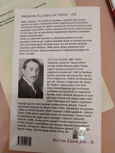 turk saz: Stefan Zweig -Bilinmeyen bir kadının mektubu Türk dilində ikinci — 2