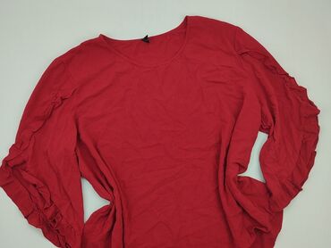 czerwona bluzki z koronki: Blouse, Shein, 4XL (EU 48), condition - Very good