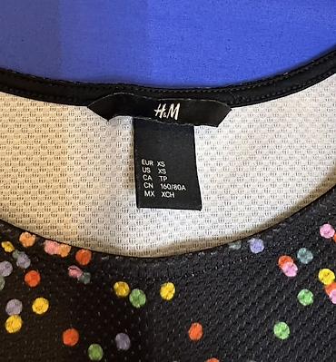Digər qadın geyimləri: H&M qadın bluzası – peplum kəsim - Brend: H&M - Ölçü: XS (EUR — 3