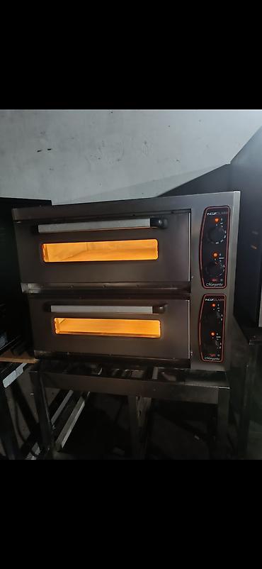 2 el odun sobası: 1550₼ pizza lahmacun sobası turkiye istehsalı 4+4 30sm az işlənib — 1