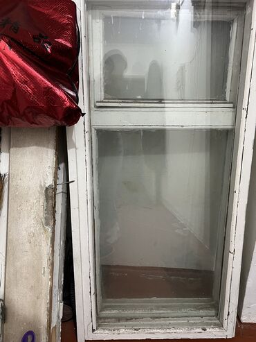 решетка на окна: Деревянное окно, цвет - Белый, Б/у, Самовывоз