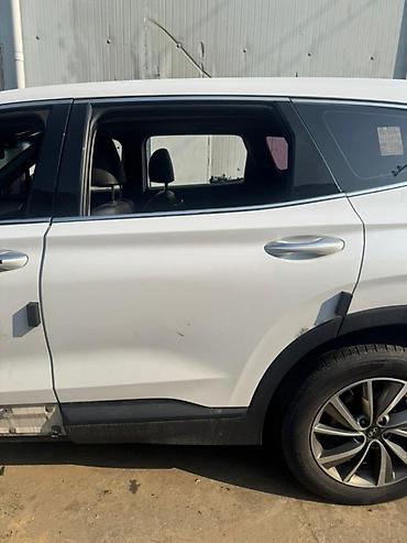санто фе: Дверь Задняя левая Hyundai, Б/у, Оригинал — 1
