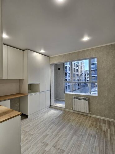 1комнатная квартира бишкеке: 1 комната, 43 м², 108 серия, 2 этаж, Евроремонт