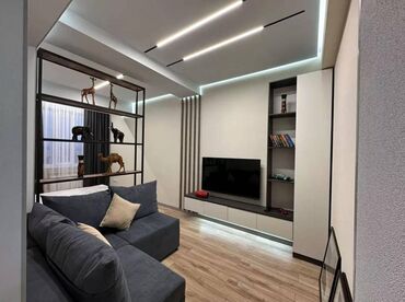сдается квартира в кара балте: 1 комната, 47 м², Элитка, 2 этаж, Дизайнерский ремонт