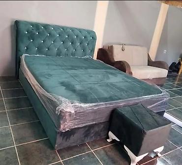 Kreveti: Tapacirani krevet MELYCHEST – dimenzije 200 × 160 cm - Moderan — 12