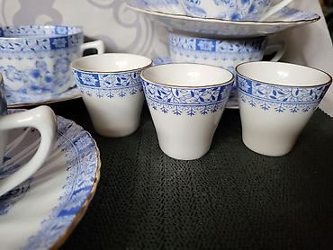 solingen posuđe: Sevis za kafu,caj,zestinu 1949 do 1954 godina China Blau Setmann — 8