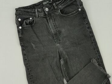 czarne spódniczka z wysokim stanem: House of Denim, Jeans for women, size M (EU 38)