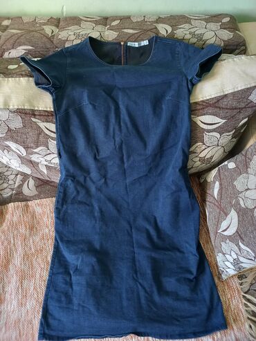 haljina olsen: Lc Waikiki M (EU 38), color - Blue, Other style, Short sleeves