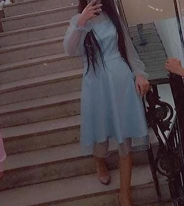 Şıq açıq mavi rəngli ziyafət/nahar donu. 2 ve ya 3 defe geyinilib - lalafo.az -da Şıq açıq mavi rəngli ziyafət/nahar donu. 2 ve ya 3 defe geyinilib -