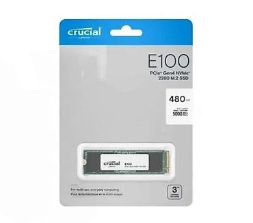Hard diskovi, eksterni diskovi: Crucial E100 NVMe M.2 SSD - Tip: Interni SSD - Interfejs: PCIe Gen4 — 9