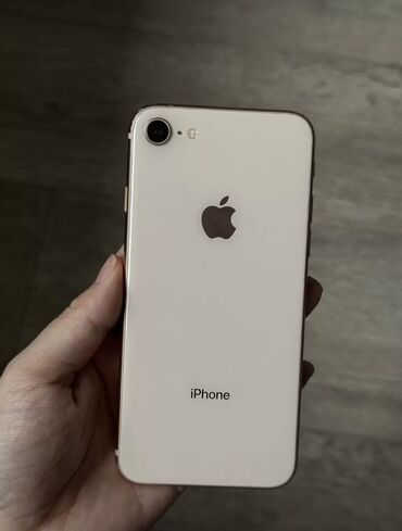 телифон айфон: IPhone 8, Б/у, 64 ГБ, Rose Gold, 71 %