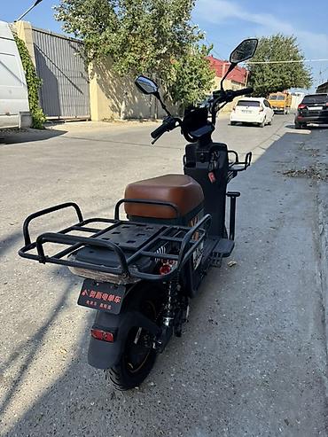 patrol y60: Yük daşımağa uyğun elektrik skuter - Güclü yük rafları: ön və arxa — 2