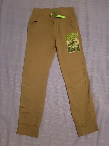 narandzaste pantalone kombinacije: Benetton, color - Green
