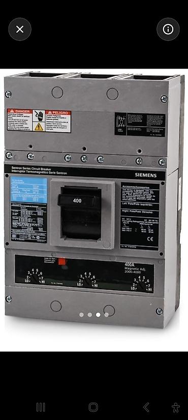 kəsici alətlər: Siemens Elektrik avtomat, 3 faza — 3