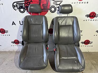 Переднее сиденье, Кожа, Honda 2001 г., Б/у, Оригинал, Япония