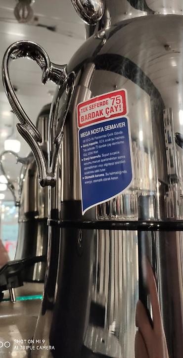 turk samovarı: Samovar elektrik samovar Korkmaz Turk istehsali 4 litr su 1.8 litr cay — 3