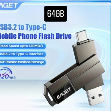 Flash kartlar: Flash kart 64 GB, USB 3.2, Yeni — 6
