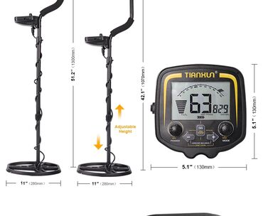 Металлоискатели: Металлоискатель, Новый, Tianxun, TX850, Бесплатная доставка — 9