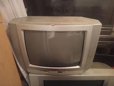 Klassik CRT televizor – GVC marka, gümüşü korpus. Xüsusiyyətlər: - — 1